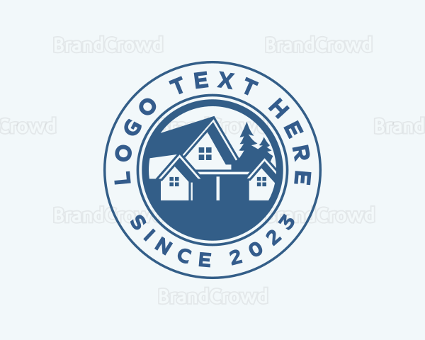 House Roofing Property Logo