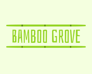 Bamboo - Organic Bamboo Nature logo design