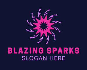 Pyrotechnics - Star Festival Pyrotechnics logo design