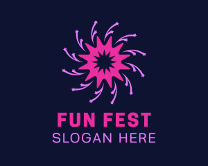 Fest - Star Festival Pyrotechnics logo design