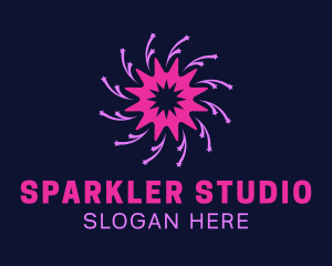 Sparkler - Star Festival Pyrotechnics logo design