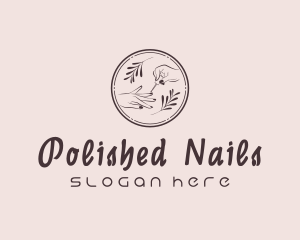 Nails - Natural Nail Polish logo design