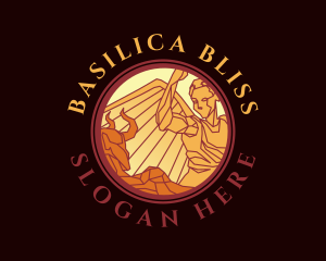 Basilica - Angel Demon Mosaic logo design