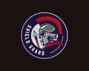 Skull - Spartan Gladiator Gaming logo design