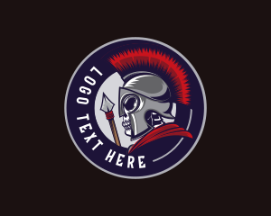 Gladiator - Spartan Gladiator Gaming logo design