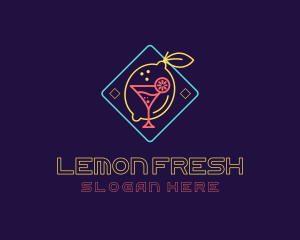 Lemon - Cocktail Lemon Bar logo design