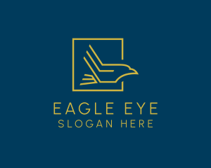 Eagle Line Art logo design