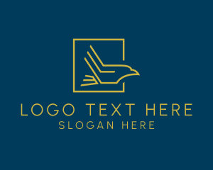 Marketing - Eagle Line Art logo design