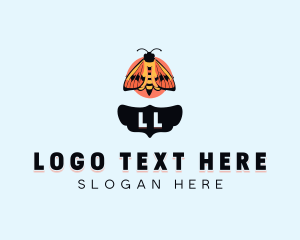 Moth - Bug Butterfly Insect logo design