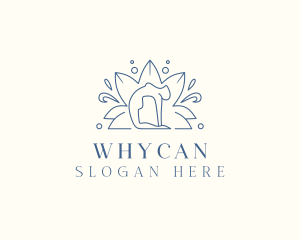 Yogi - Yoga Lotus Healing logo design