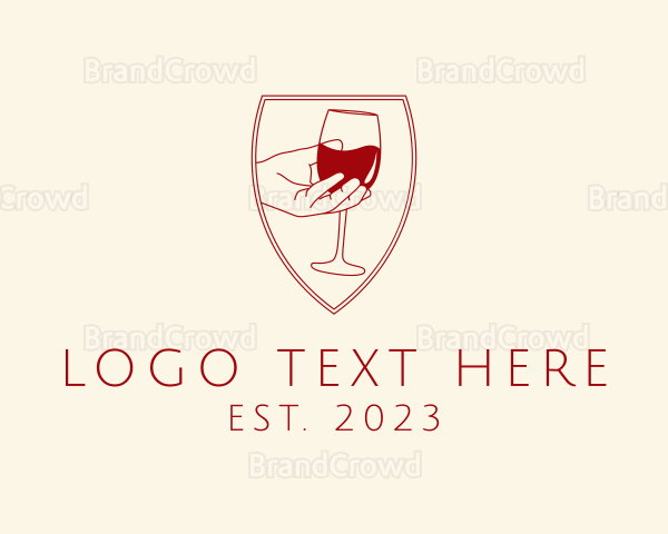 Wine Hand Bar Logo