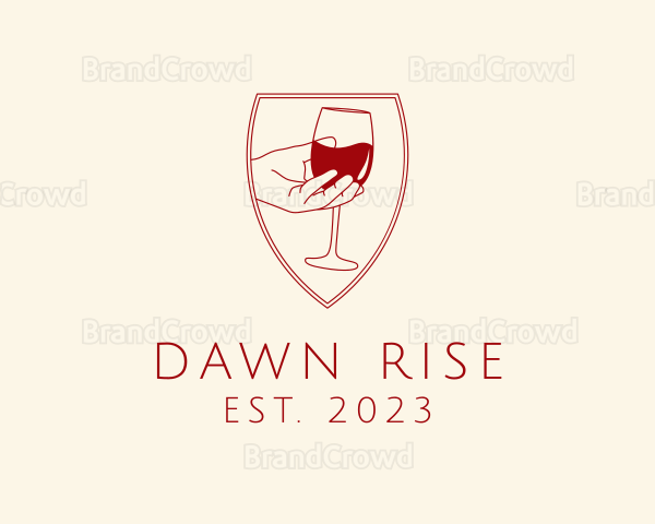 Wine Hand Bar Logo