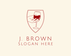 Wine Hand Bar  Logo