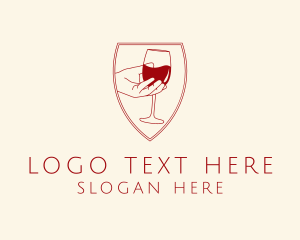 Wine Hand Bar  Logo