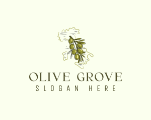 Olive Fruit Italy logo design