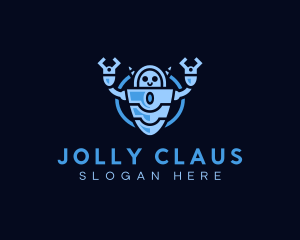 Jolly Robot Machine logo design