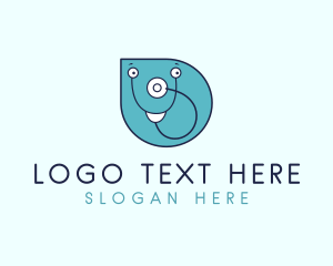 Stethoscope - Medical Stethoscope Clinic logo design