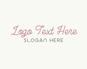 Soft Color - Feminine Cursive Wordmark logo design