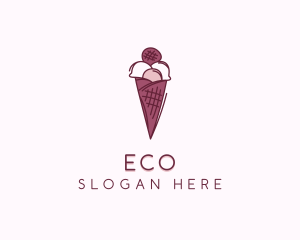 Dessert Ice Cream  Sweets Logo