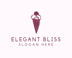 Dessert Ice Cream  Sweets Logo