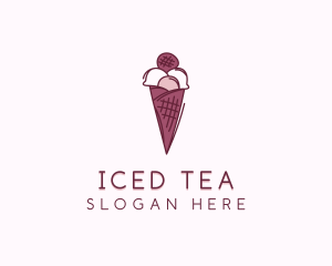 Dessert Ice Cream  Sweets logo design