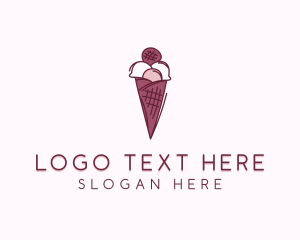 Dessert Ice Cream  Sweets Logo