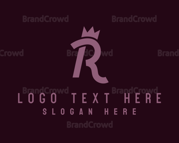 Regal Crown Letter R Logo