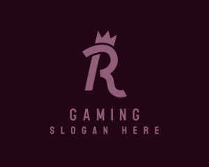 Kingdom - Regal Crown Letter R logo design