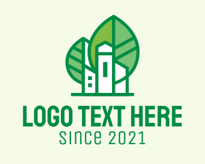 Eco Friendly Mansion  logo design