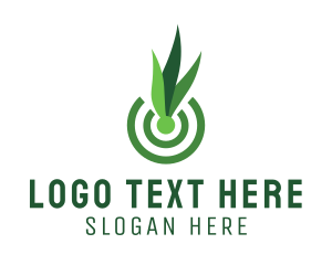 Veggie - Green Plant Gardening logo design