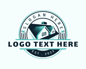 Home Insurance - Roof House Realty logo design