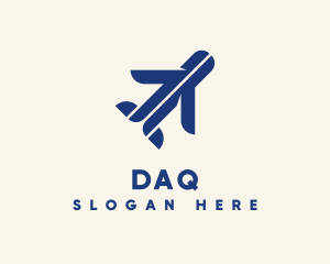 Minimalist Travel Airplane Logo