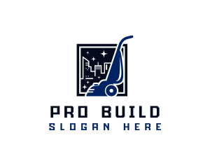 Building Vacuum Business logo design