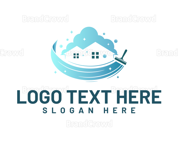 Home Window Squeegee Logo