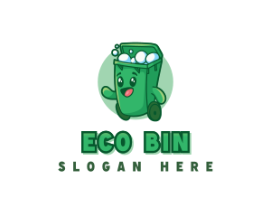 Bin - Sanitation Trash Bin logo design