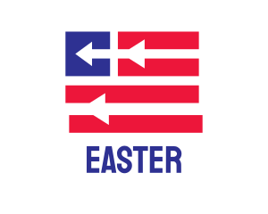 Nationalistic - Patriotic Arrow Flag logo design