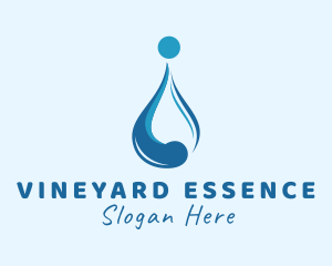 Water Liquid Droplet logo design