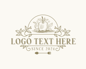 Dining - Organic Apple Farm logo design