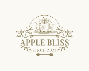 Organic Apple Farm logo design