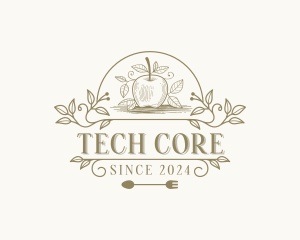 Apple - Organic Apple Farm logo design