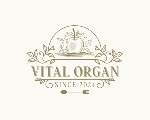 Organic Apple Farm logo design