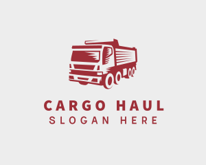 Transportation Dump Truck logo design