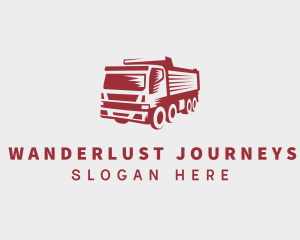 Roadie - Transportation Dump Truck logo design
