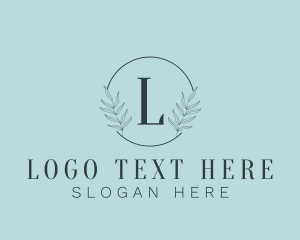 Floral - Organic Leaf Wellness logo design