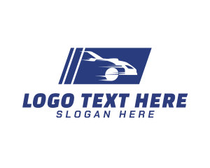 Blue - Fast Automotive Vehicle logo design