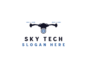 Drone - Surveillance Drone Camera logo design