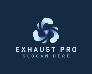 Exhaust - Wind Propeller Exhaust logo design