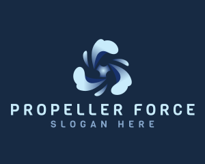 Propeller - Wind Propeller Exhaust logo design