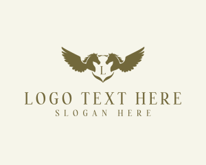 Legal - Flying Winged Stallion logo design