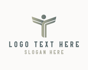 Corporation - Human Business Letter T logo design